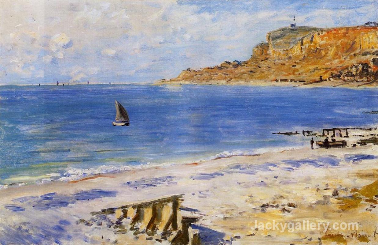 Sailing At Sainte Adresse by Claude Monet paintings reproduction - Click Image to Close